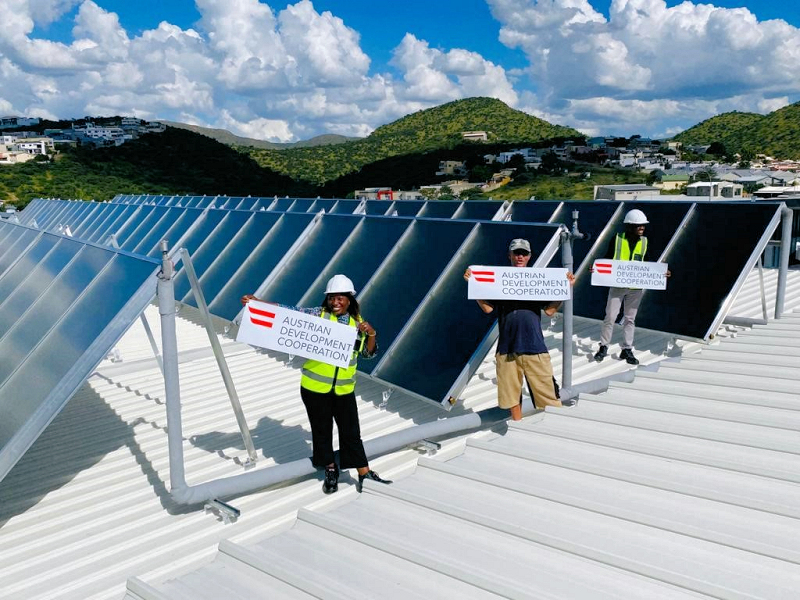 Namibia Hospital Solar Thermal System