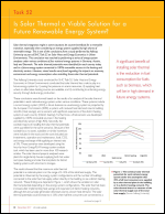 Is Solar Thermal a Viable Solution for a Future Renewable Energy System?