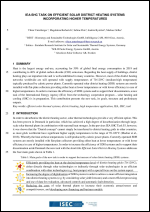 IEA-SHC TASK ON EFFICIENT SOLAR DISTRICT HEATING SYSTEMS INCORPORATING HIGHER TEMPERATURES