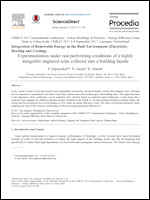 Experimentation under real performing conditions of a highly integrable unglazed solar collector into a building façade