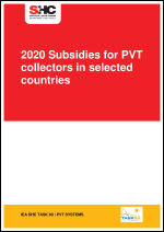 2020 Subsidies for PVT collectors in selected countries