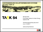 Kostensenkung Solarthermischer Systeme