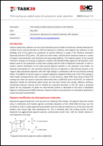 TISS coating as added value for polymeric solar absorber