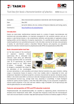 Tool box for basic characterization of plastics